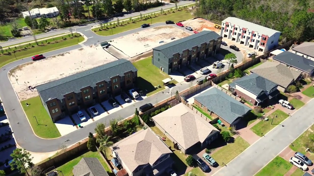 Drone Footage of 30North At Eden Park in Santa Rosa Beach