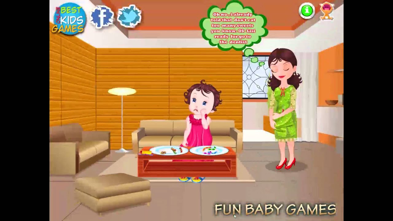 Play Baby Lisi Tooth Care - Kids And Baby Games