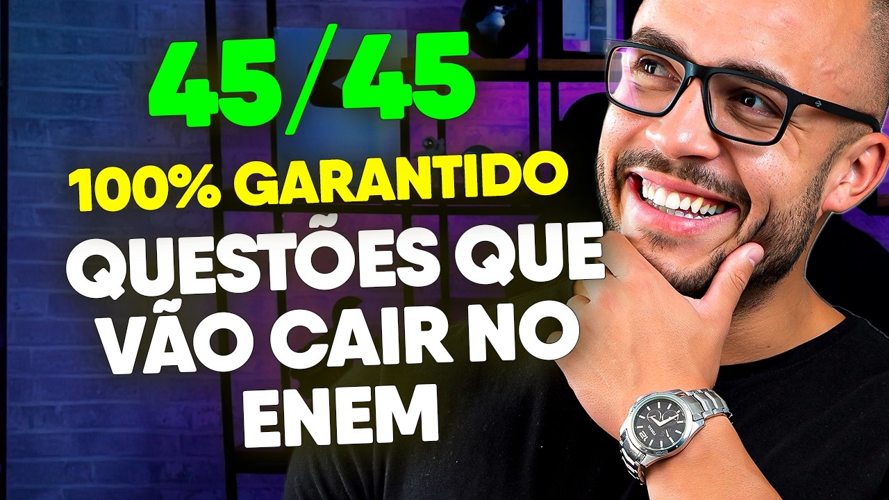 As QUESTÕES de MATEMÁTICA que VÃO CAIR na sua Prova do ENEM!