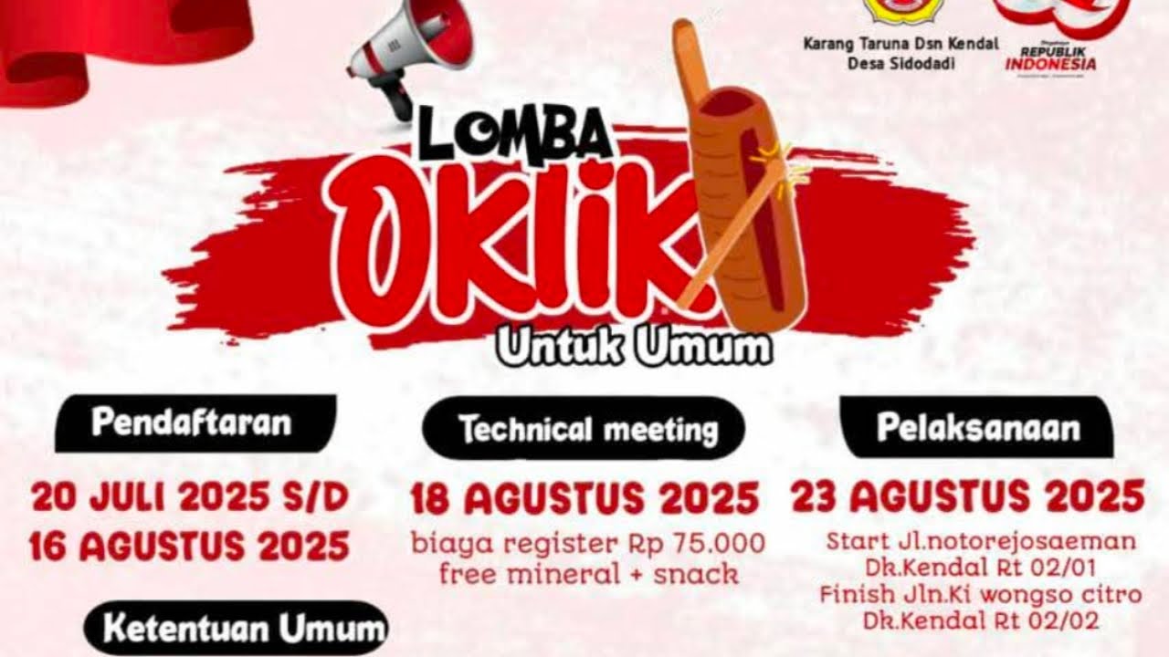 🔴 live FESTIVAL TONGKLEK KENDAL SIDODADI BOJONEGORO 23 Agustus 2025