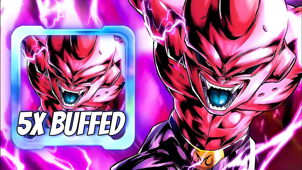 WHAT IS THIS DAMAGE!!! 5x ZENKAI BUFFED ULTRA KID BUU DESTROYS EVERYONE! (DB Legends)