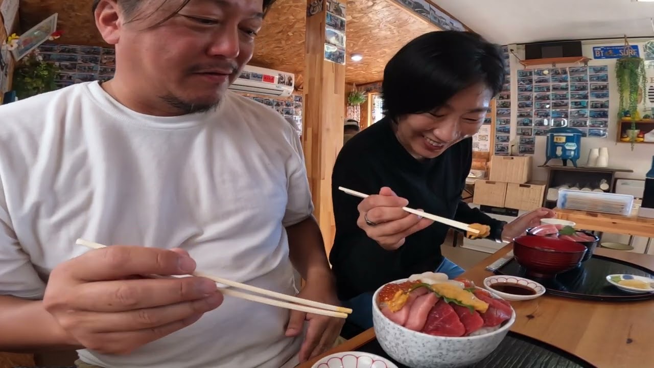 青森旅行　大間崎　マグロうまかった！