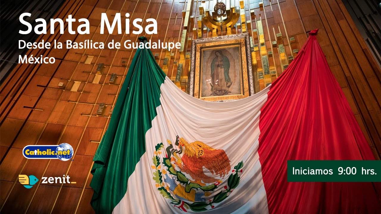 Misa de hoy desde la Basílica de Guadalupe 🇲🇽. Miércoles 11/febrero/2026 9:00 hrs.