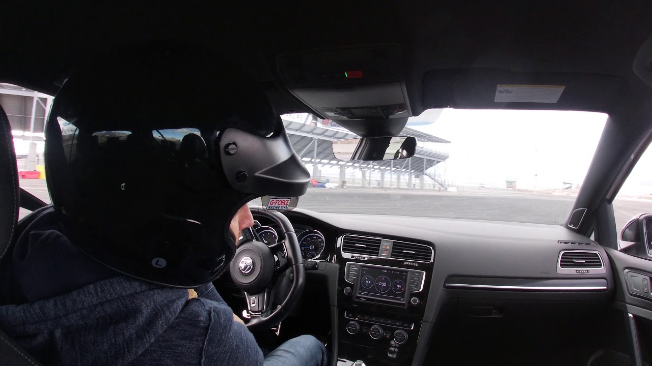 350WHP Stage 2 VW MK 7 Golf R takes on Autocross course at Utah Motorsport Campus!