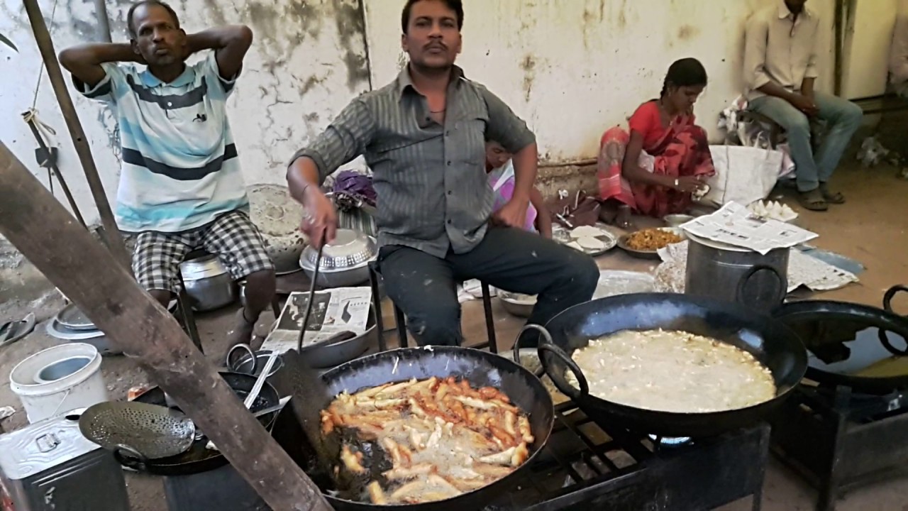 Comida de rua na feira - &Iacute;ndia