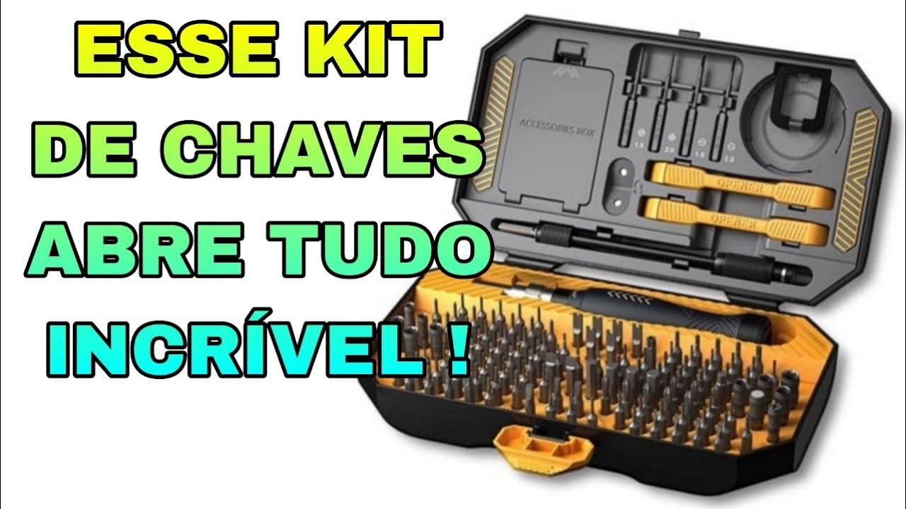 Kit chave de precisão mais utilizado por profissional Jakemy (8183) ! Smartphone , Notebook ,Games!