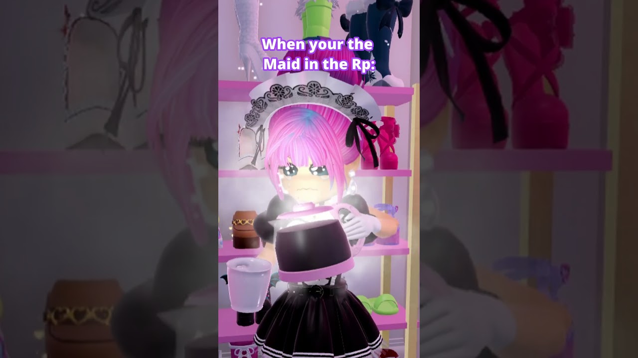 POV: your the maid in the rp... #royalehigh #robloxroleplay #roblox #royalehighroleplay