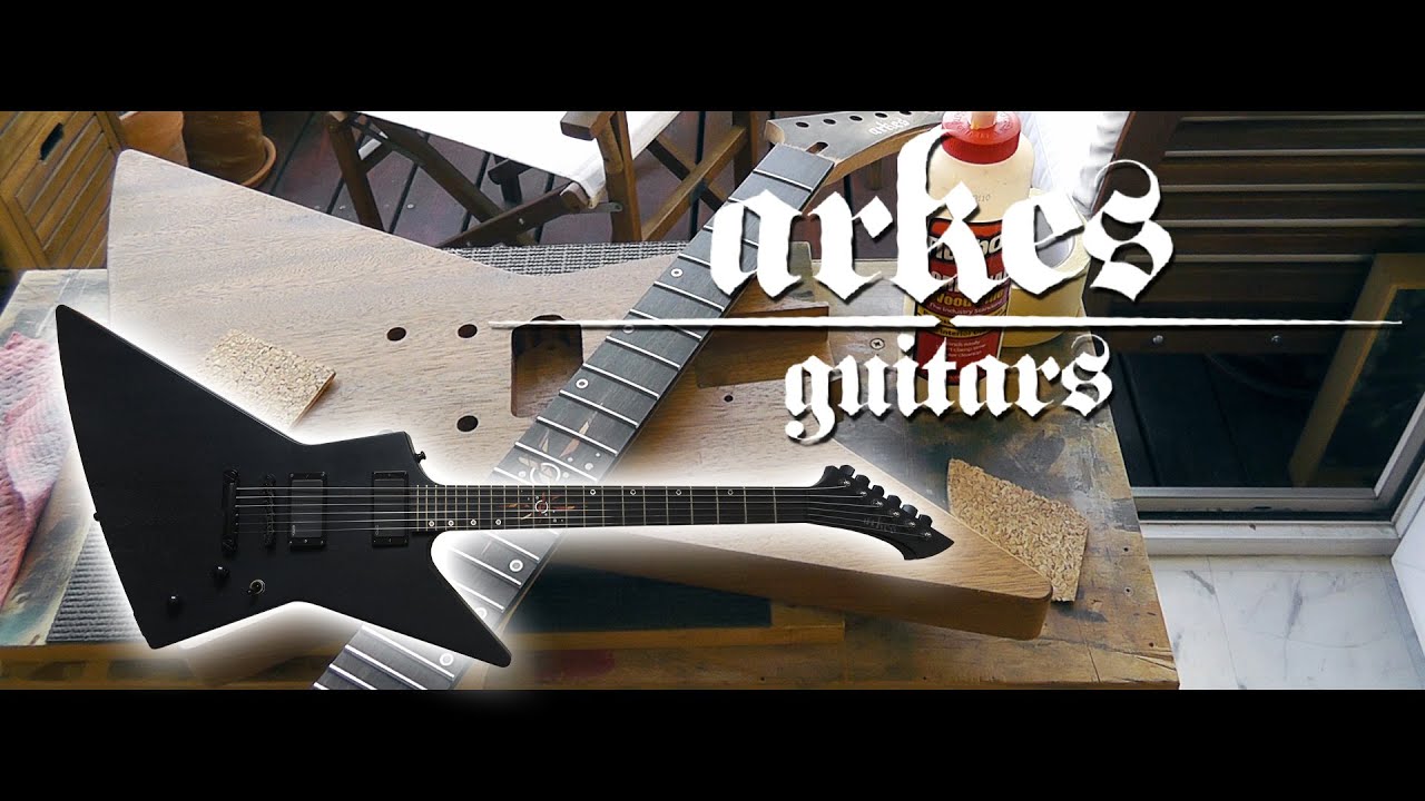 Building an Explorer Type guitar - Part 2
