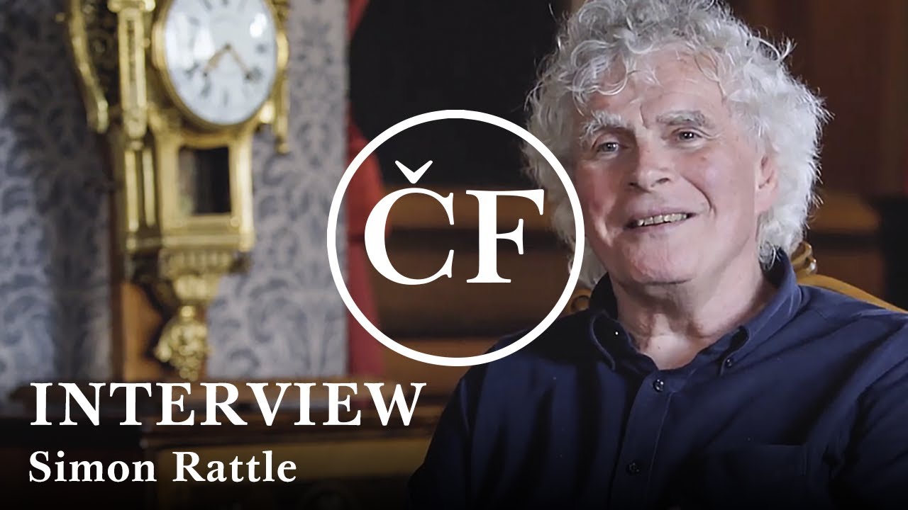 Sir Simon Rattle: Zamiloval jsem se do České filharmonie • I fell in love with Czech Philharmonic