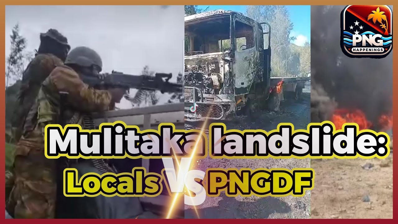 Оползень в Мулитаке: местные жители против PNGDF | События в Папуа — Новой Гвинее