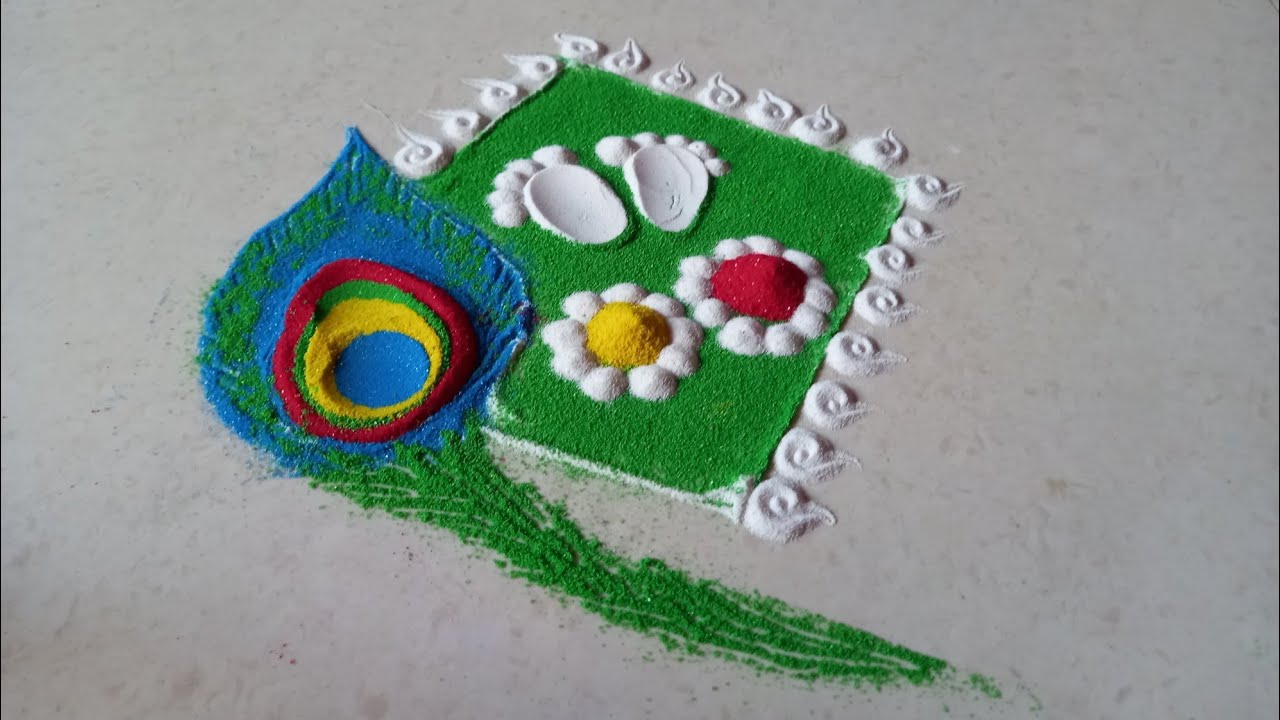 LAKSHMI PAUL RANGOLI DESIGN 😍✨#trending 