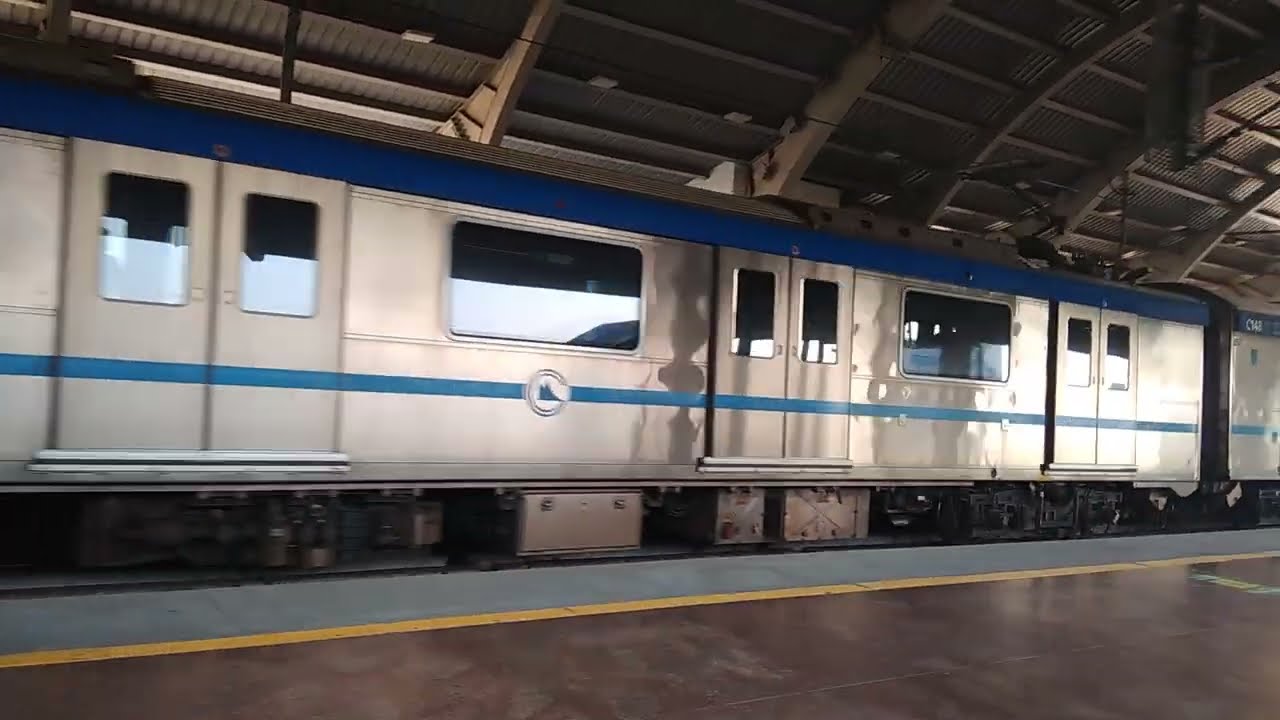 🚞🚂🚎Metro Train🚄 Guindy To Egmore🚄 Via Central 🚄(Blue Line🚄 To🚄 Green Line)🚎🚂🚞