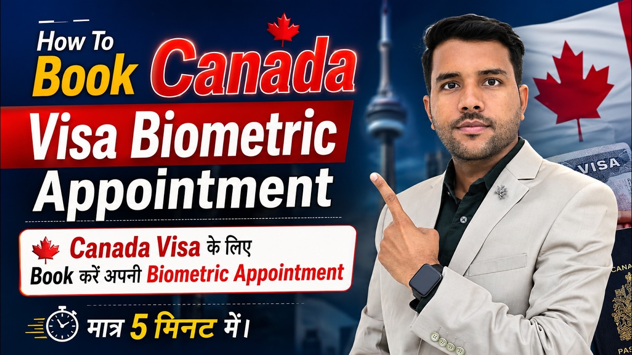 How To Apply Canada Visa Biometric Appointment Live in Just 5 Minutes. 