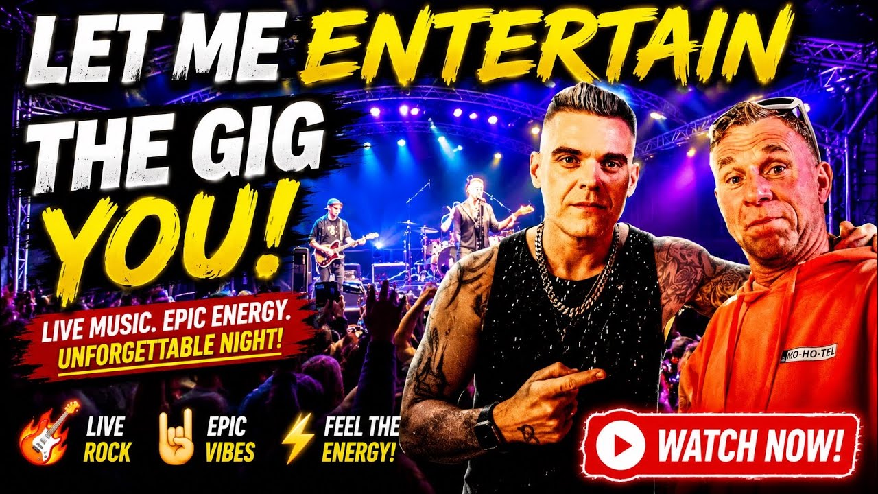 ROBBIE WILLIAMS Tribute Live GAWSWORTH HALL Cheshire GIG 2024