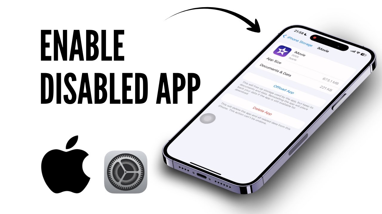 How to Enable Disabled Apps in iPhone