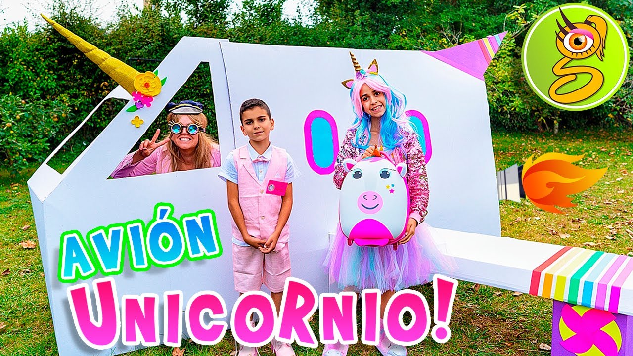 &iexcl;&iexcl;Viajo en un AVI&Oacute;N de UNICORNIO!! Y compro REGALOS en el DUTY FREE
