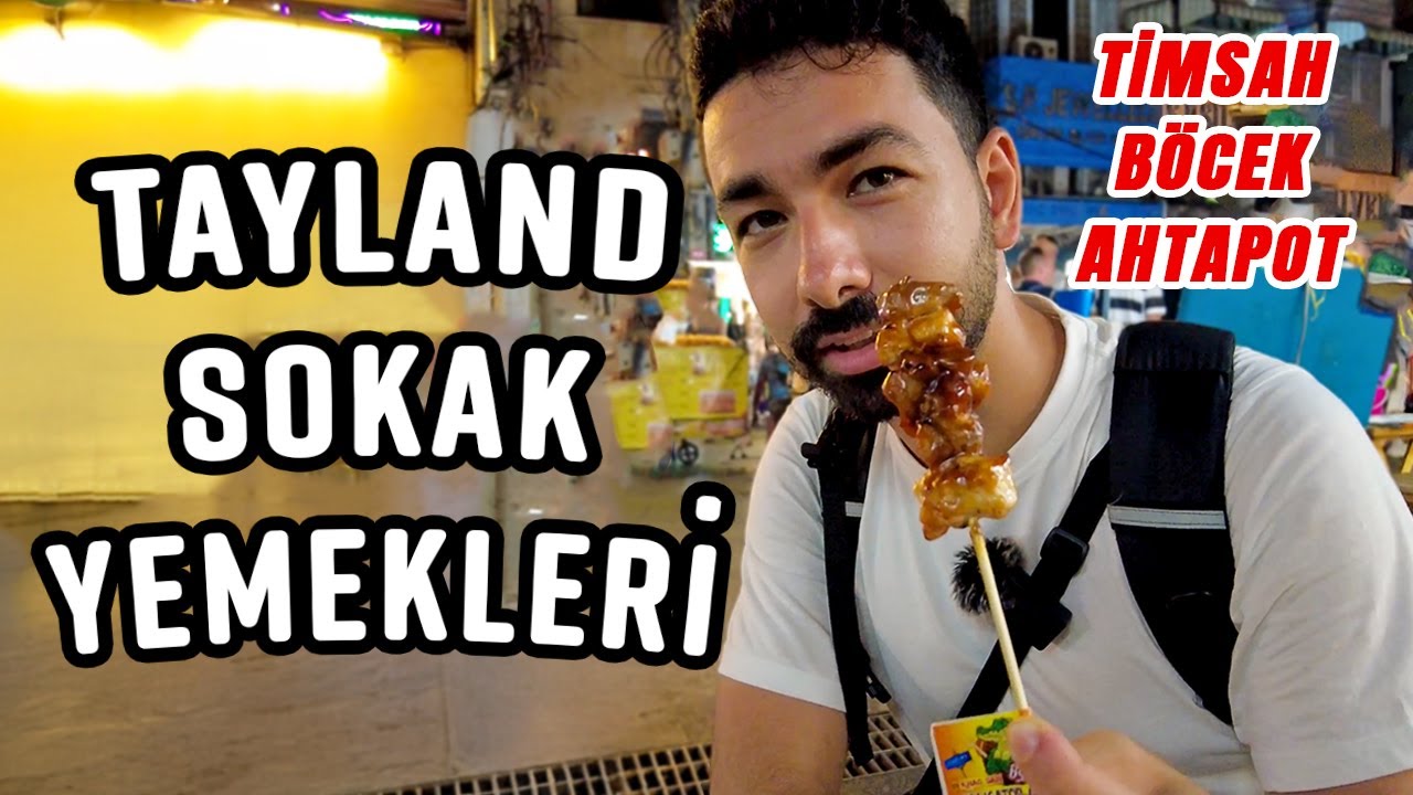 Gece Pazarlarında En İyi Sokak Lezzetlerini Denedik! Bangkok Tayland Vlog 13