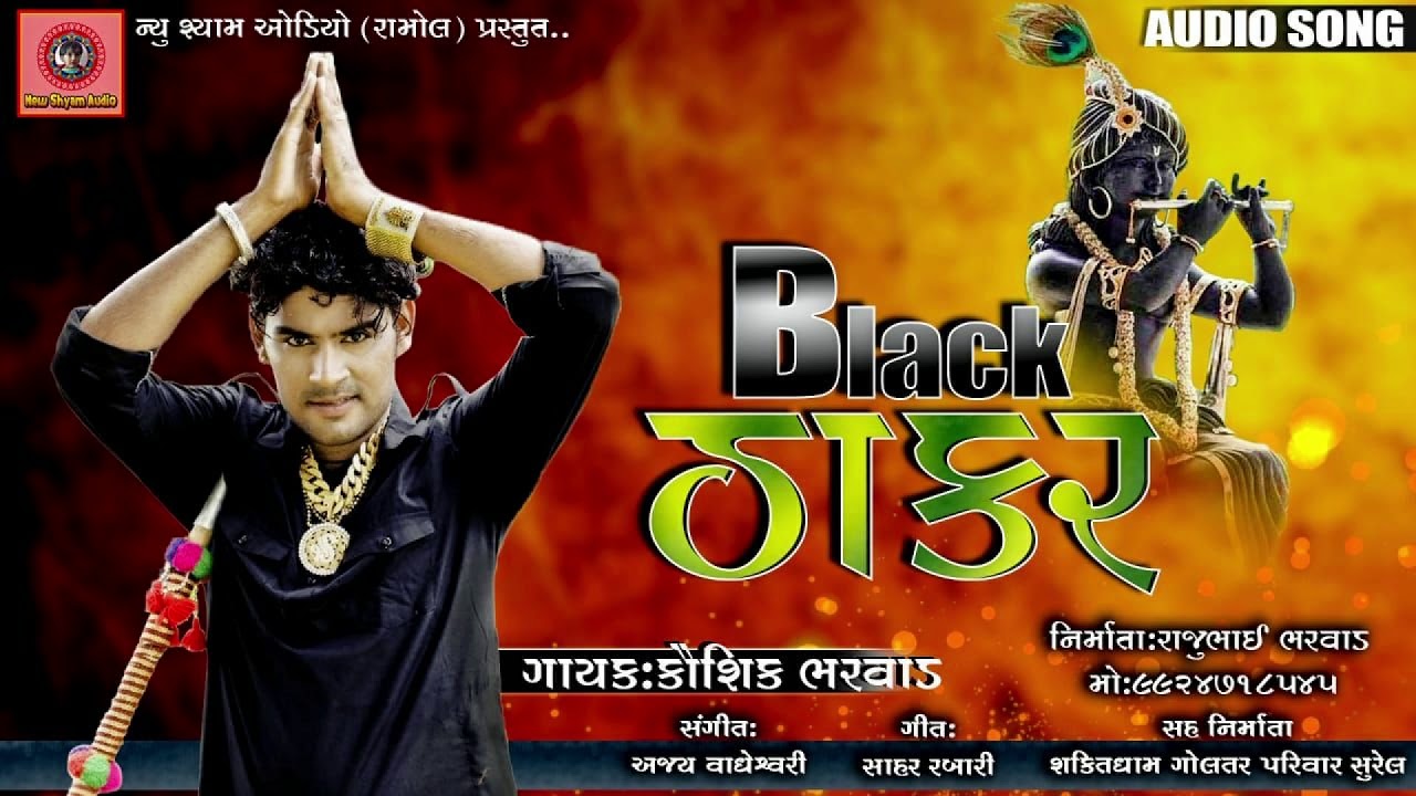 BLACK THAKAR- KAUSHIK BHARWAD Tran Tali Non Stop Garba