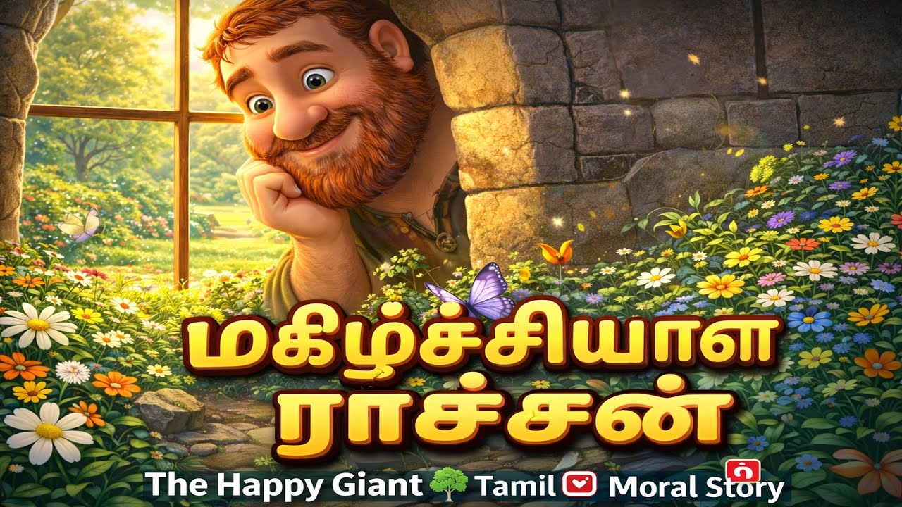 மகிழ்ச்சியான ராட்சசன் | The Happy Giant 🌳 | Tamil Moral Story