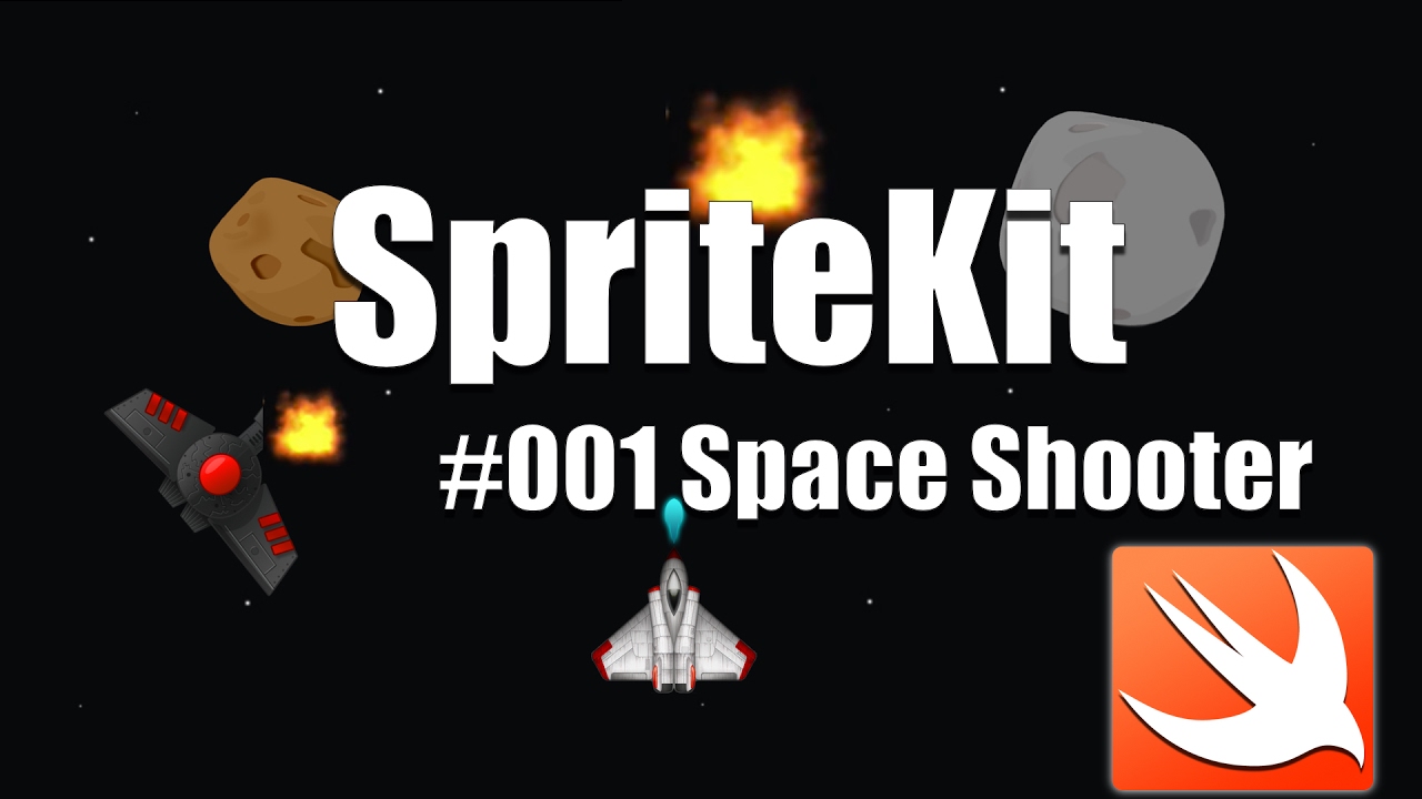SpriteKit Tutorial [Deutsch/German][#001] Space Shooter Game