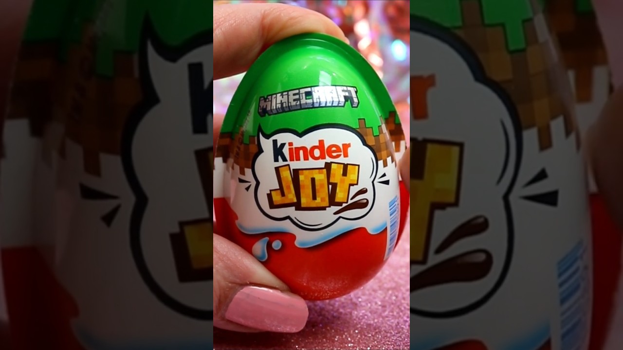 ASMR UNBOXING Minecraft Chocolate Egg Review ❤️#shorts #asmr #minecraft #chocolate #egg #trending