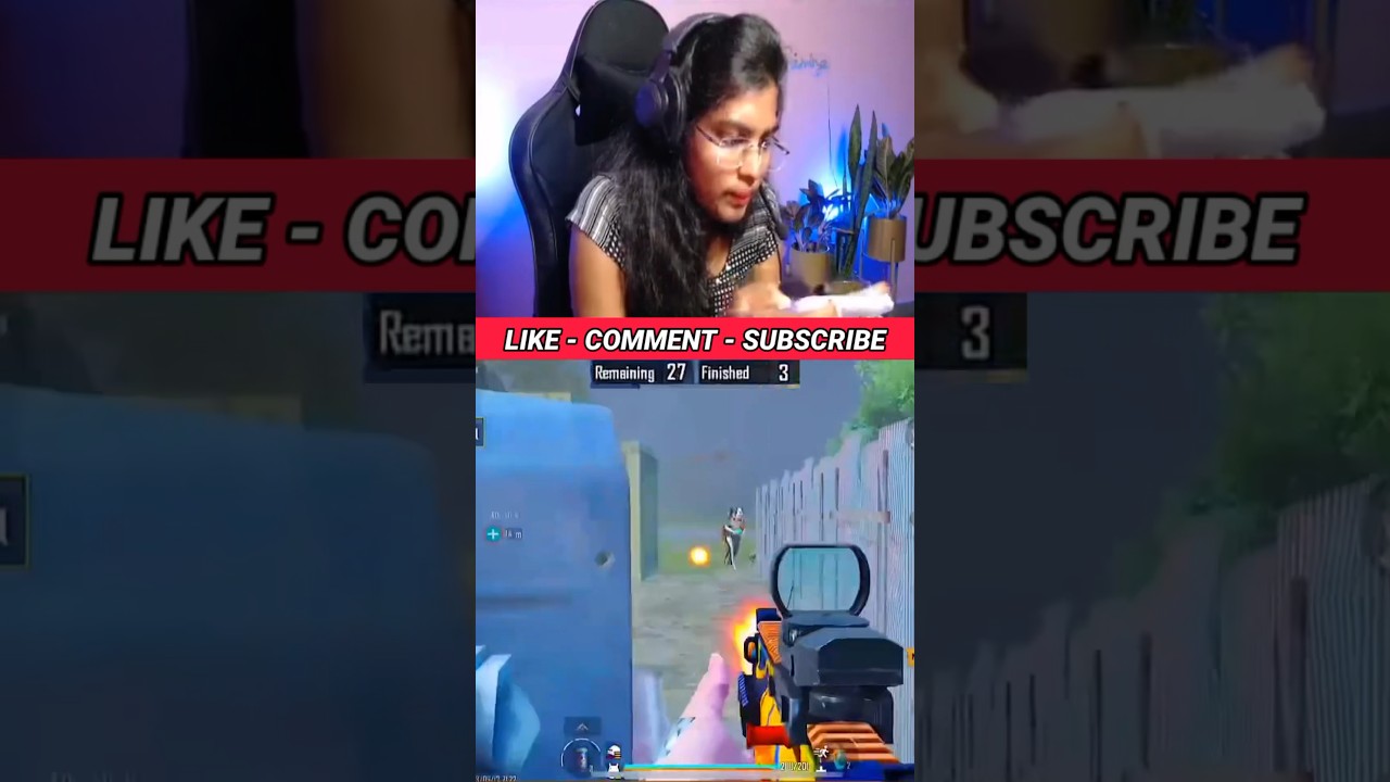 1hp 1vs4 Clutch By Tamil Girl Gamer Annora Yt #tamilgirlgamer  #bgmitamil  #1vs4