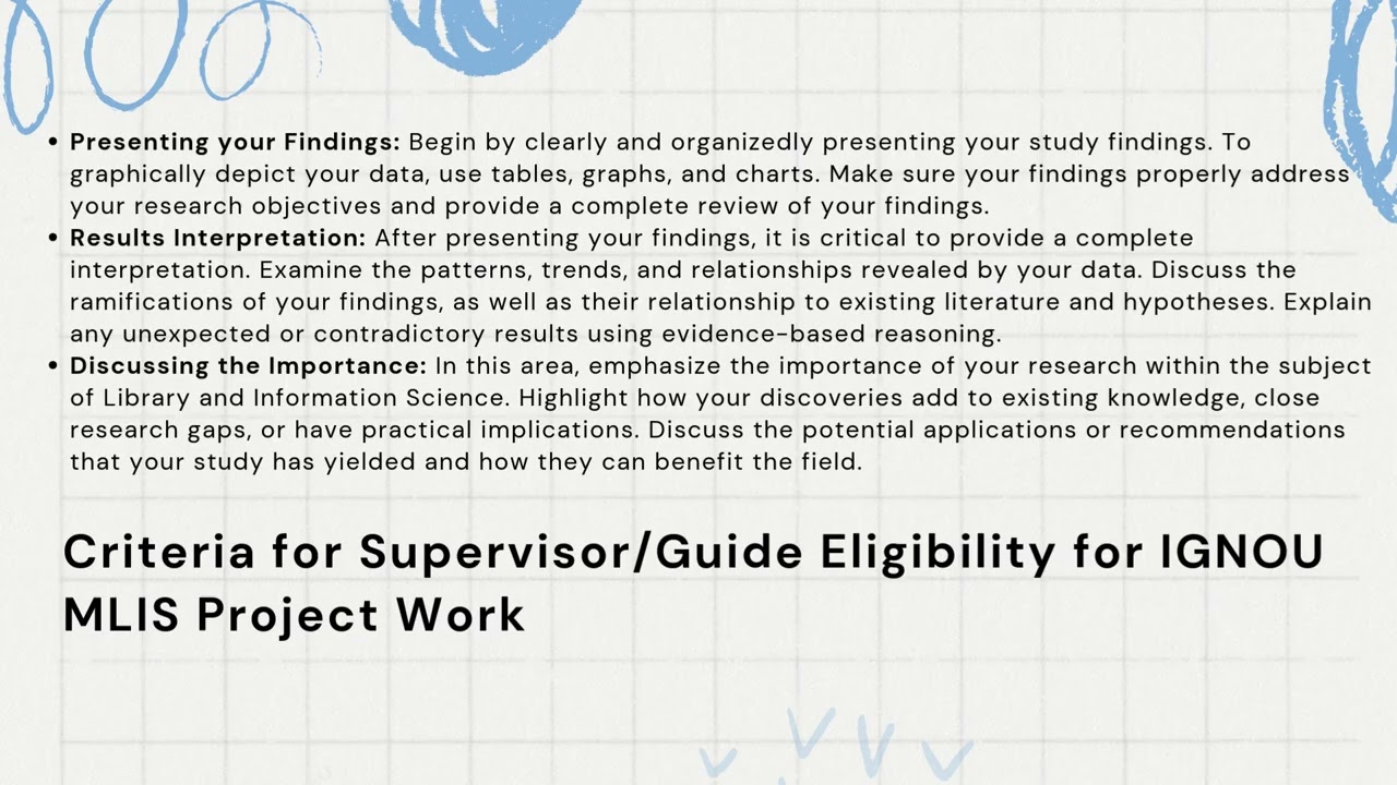 IGNOU MLIS Project Dissertation (MLIP-002) A Comprehensive Guideline | IGNOU PROJECT