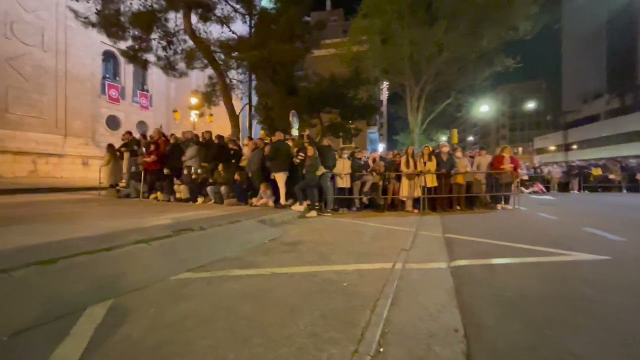 Semana Santa Zaragoza 2022. Jesús atado a la Columna. Salida