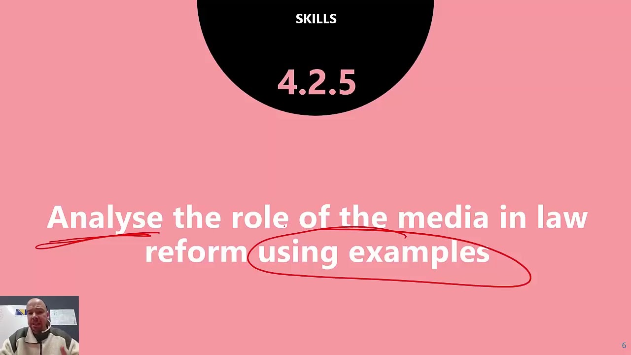 4.2.3 - The role of the media in law reform