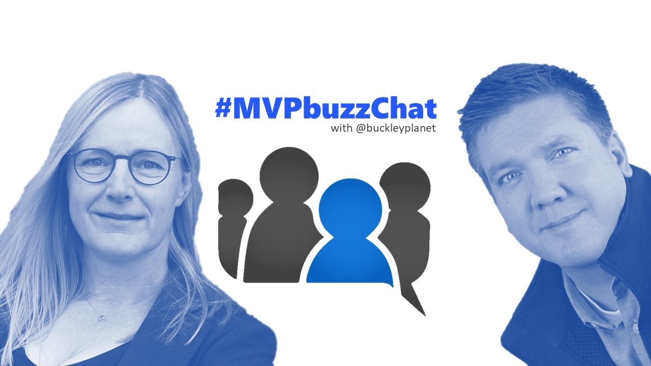 #MVPbuzzChat with Sandra Kiel