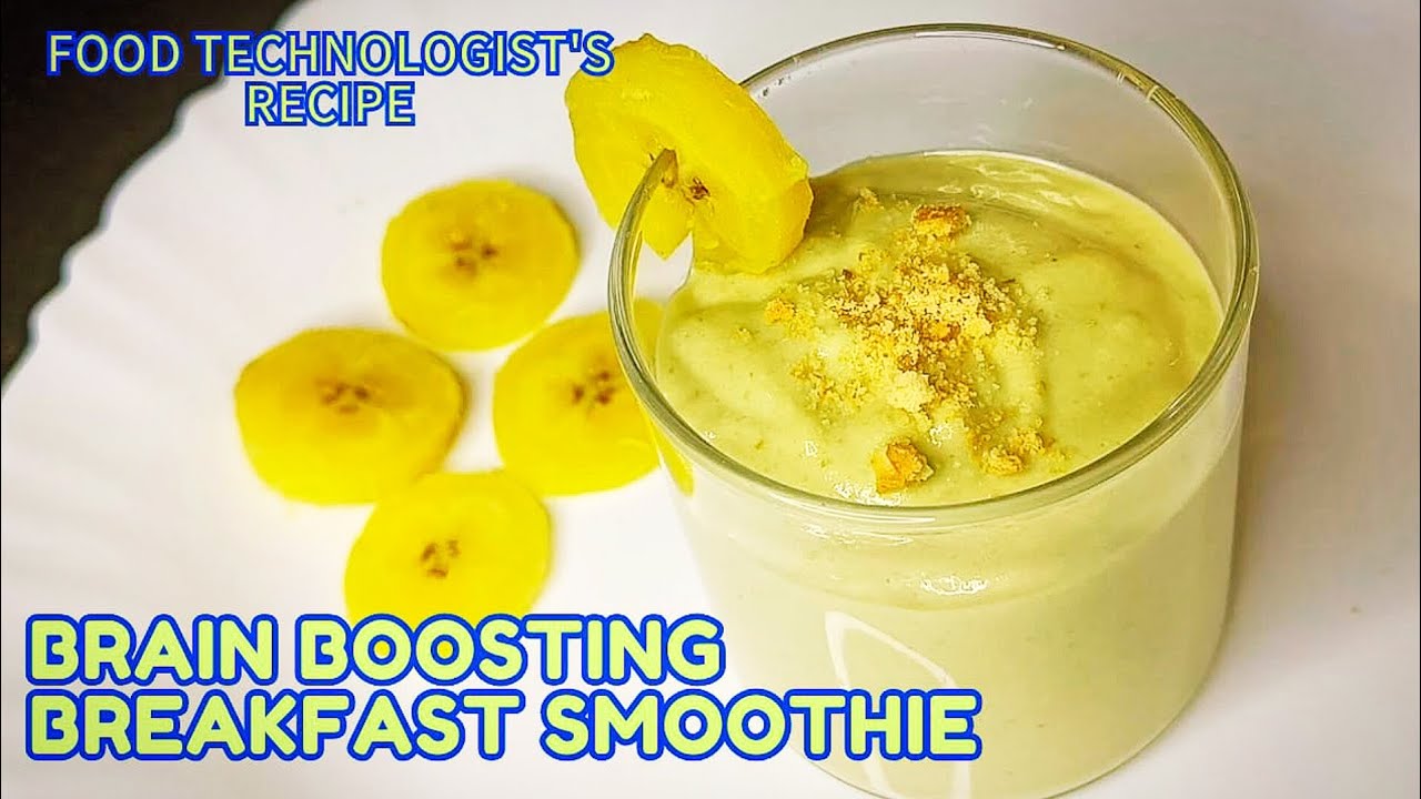 Brain Boosting Breakfast Smoothie For Kids Breakfast Smoothie Healthy Breakfast Smoothie