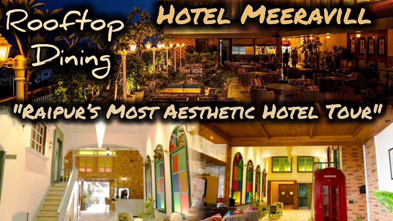 Hotel Meeravill RAIPUR Review : Rooftop Dining,Hotel-RoomTour with Breakfast Buffet#travel#food#2025