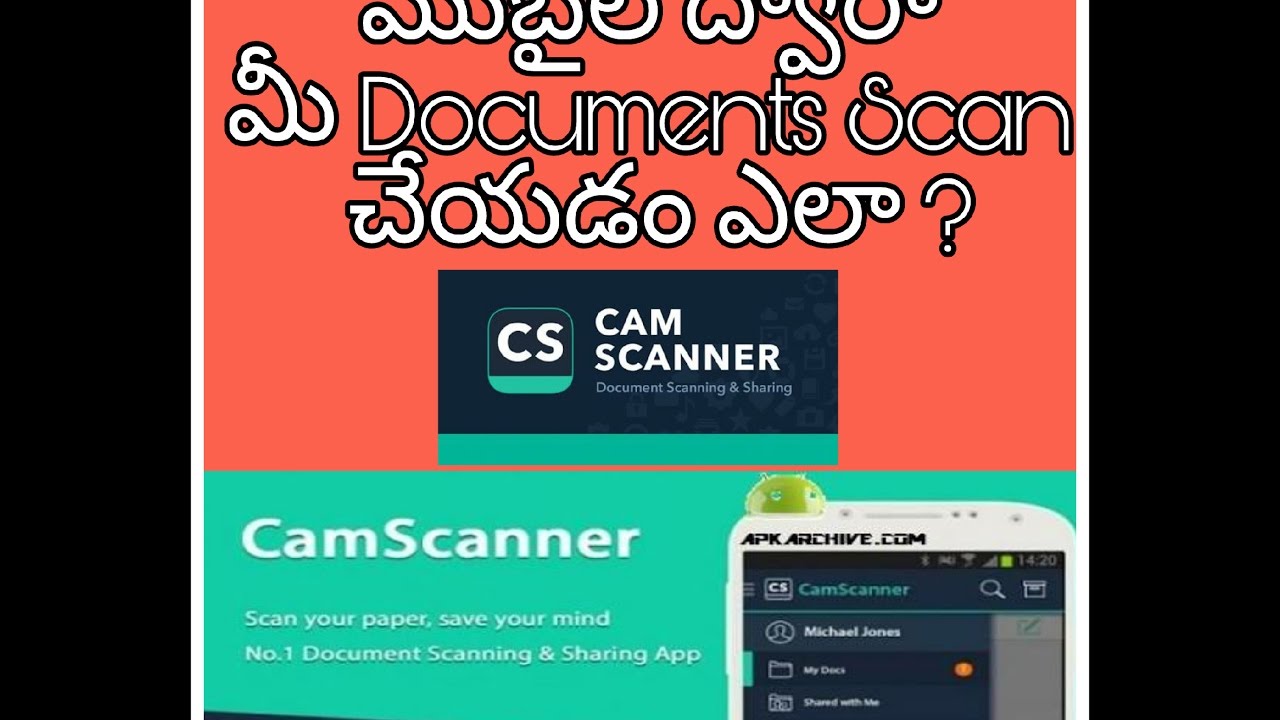How to scan Documents through smartphone