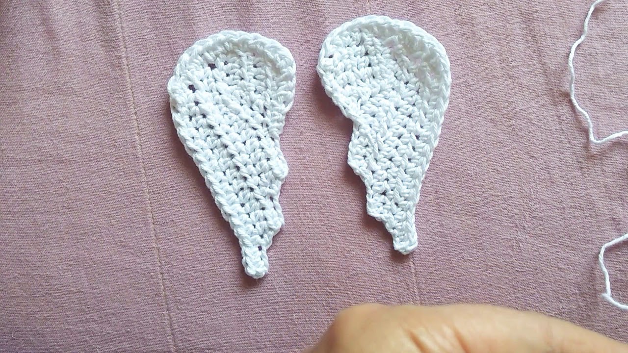 Alitas de ángel a crochet