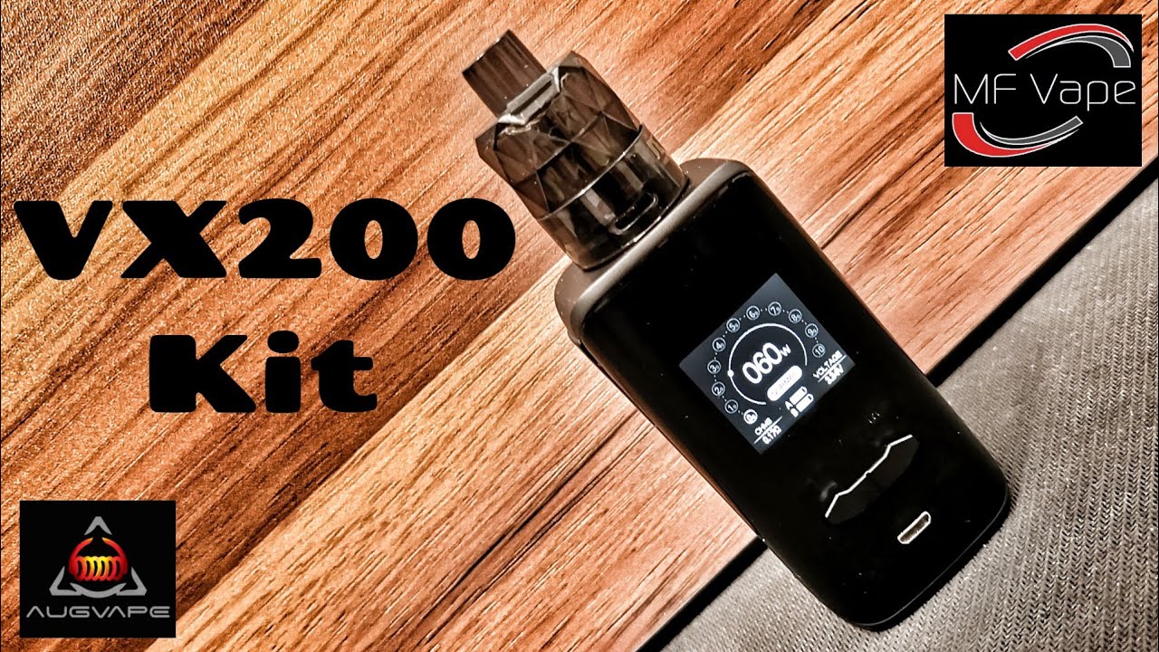 Augvape VX200 Kit w/Jewel Tank - Dual 18650, Super Lightweight!