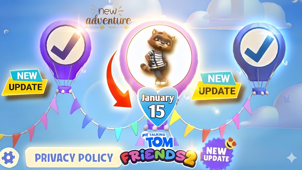 JANUARY 15 UPDATE SHOCK! 🔥 New Rekoonz Adventure in My Talking Tom Friends 2