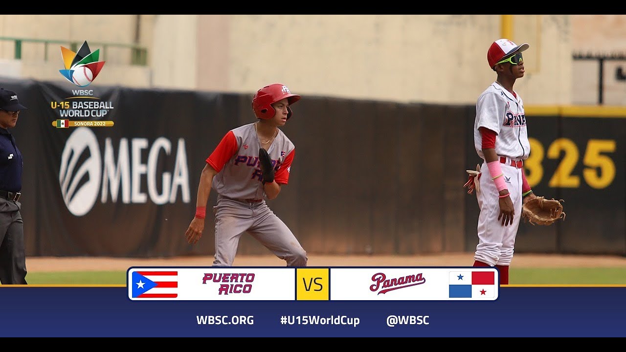 Highlights: 🇵🇷 Puerto Rico vs Panama 🇵🇦 - V U-15 Baseball World Cup 2022 - Super Round