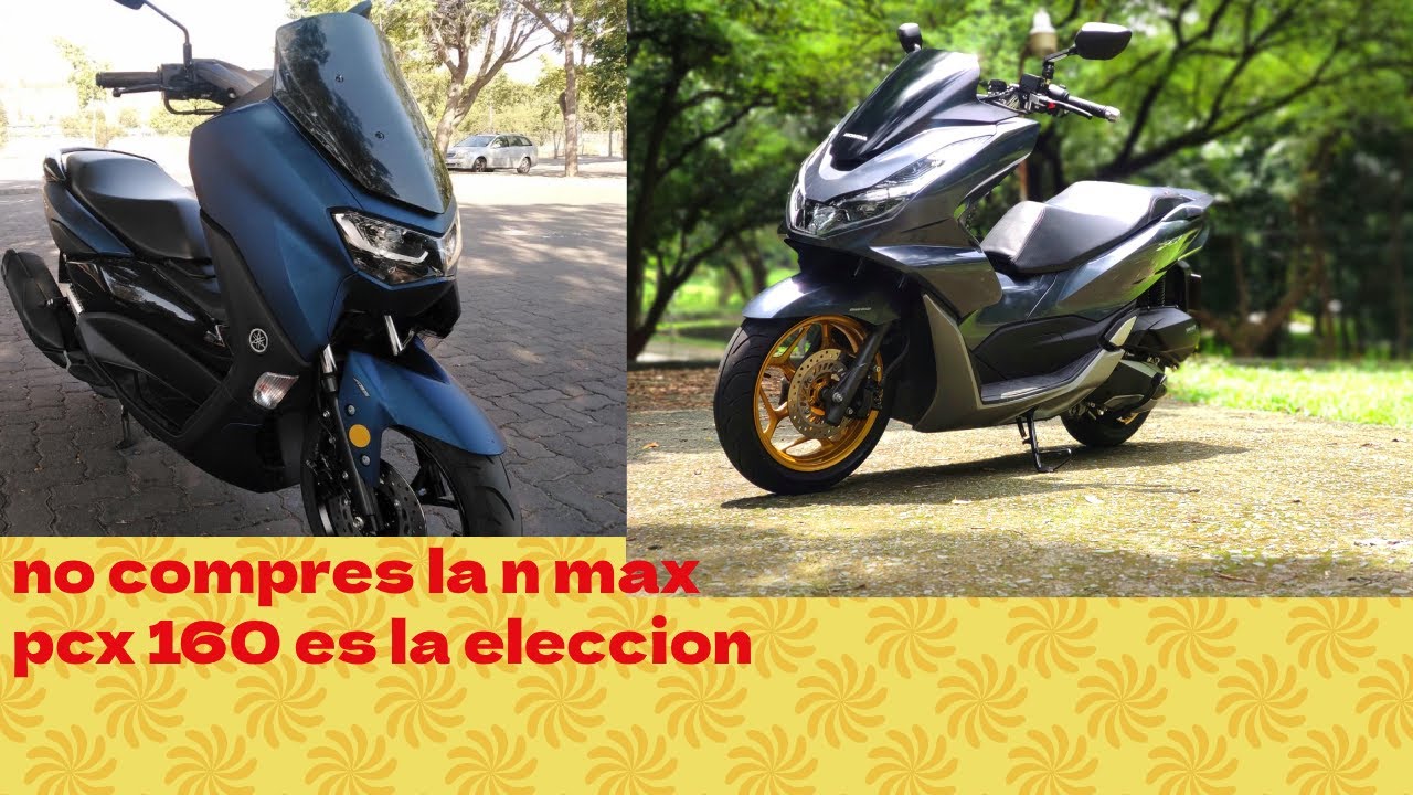 honda pcx 160 mejor que la yamaha n max