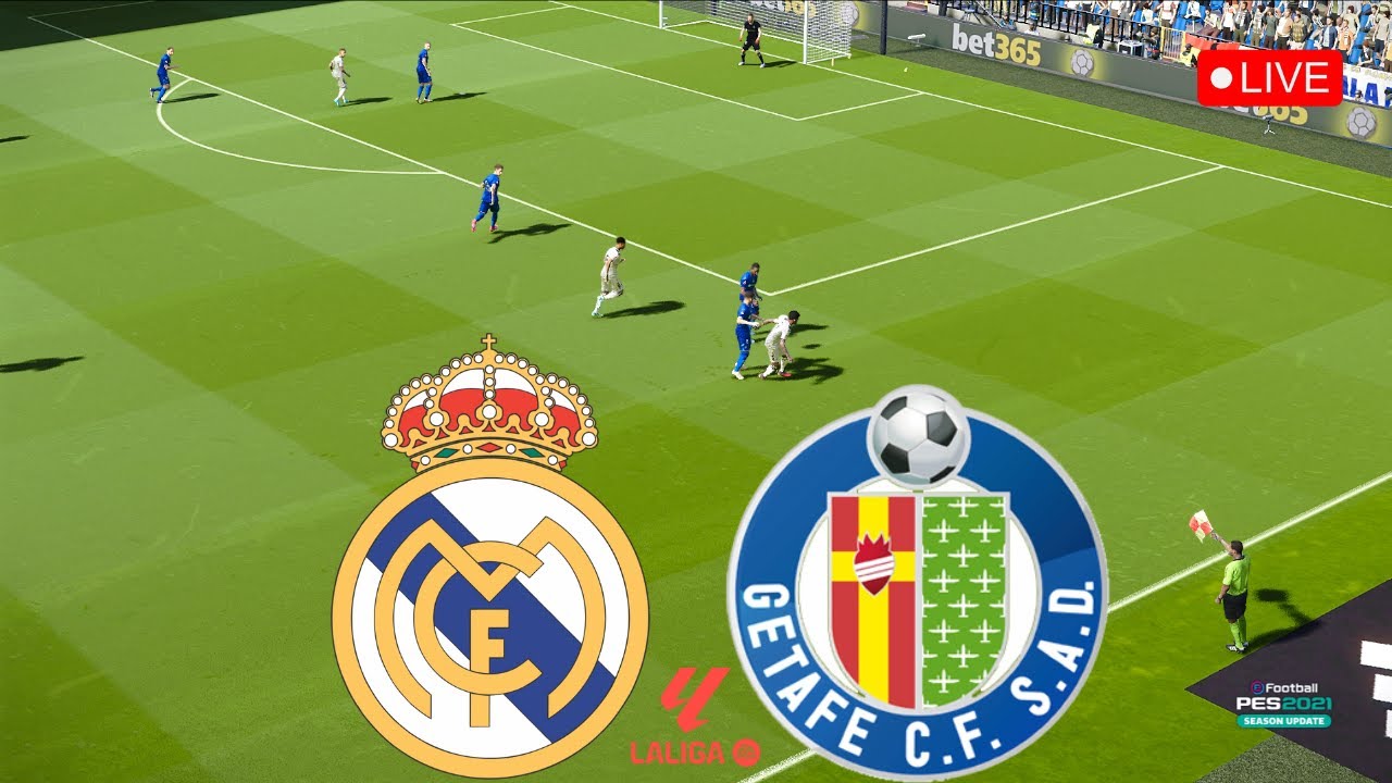 Real Madrid vs Getafe • La Liga 2025/26 • PES 21 Match Simulation