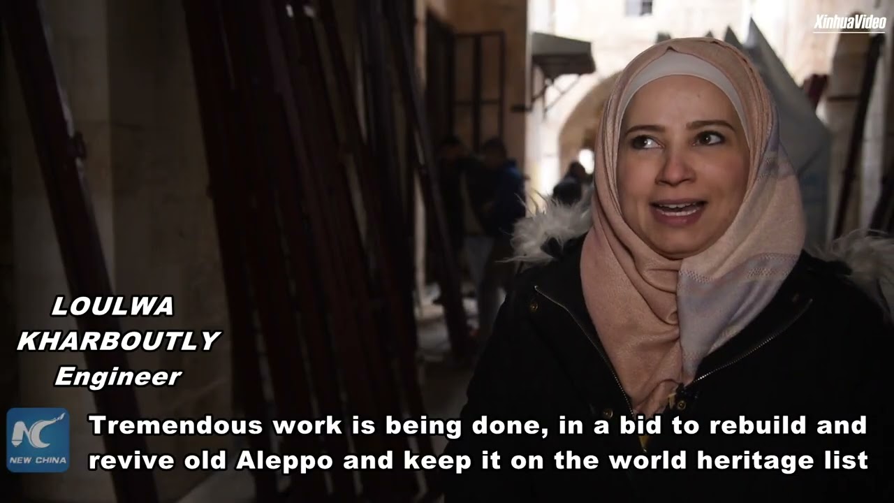 Syria's Aleppo reconstructs ancient marketplace to restore business life