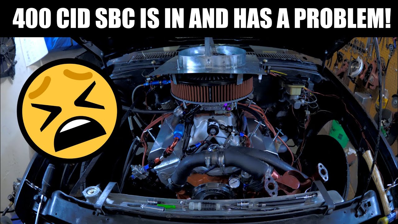 The 400 CID SBC is in the S10 but immediately has a problem! 😥