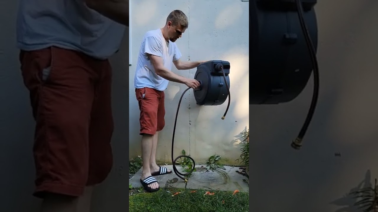 How to install a hose reel #shorts