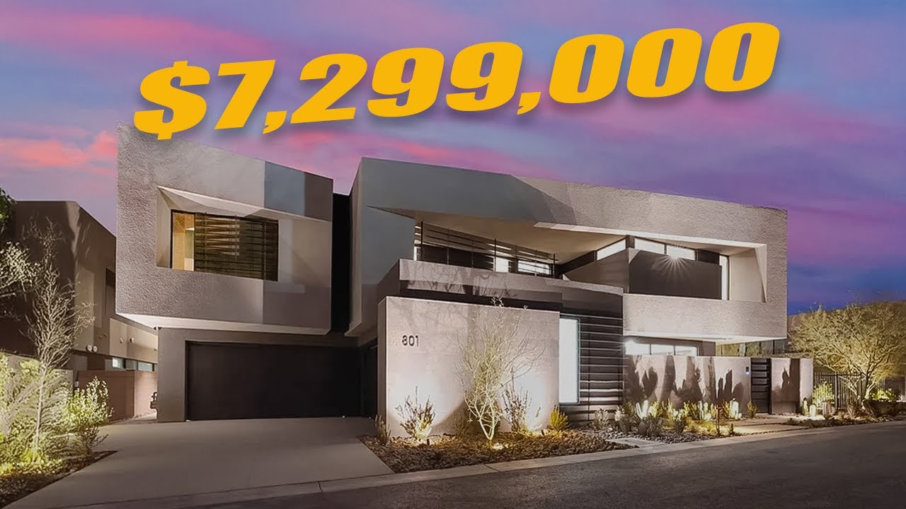 Touring a $7.299 Million Dollar Las Vegas Blue Heron Home