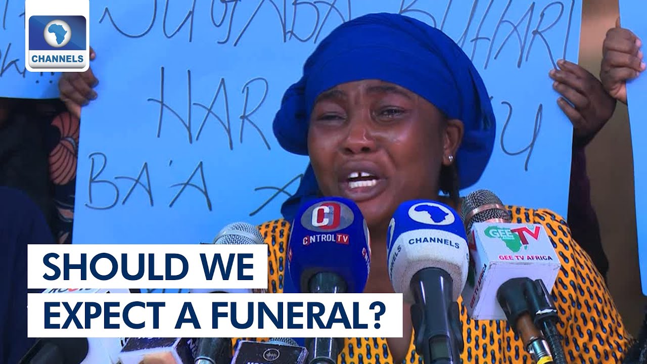 Woman Weeps, Begs Buhari To Secure Release Of Abuja Train Attack Victims