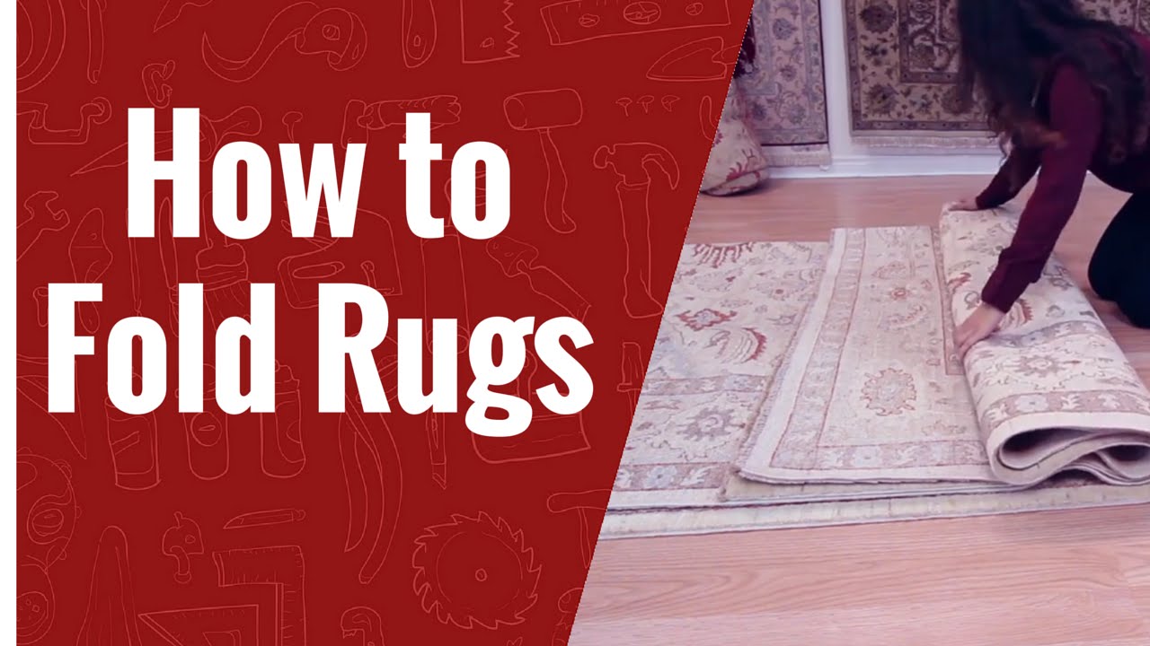 How to Fold a Rug #rug #carpet