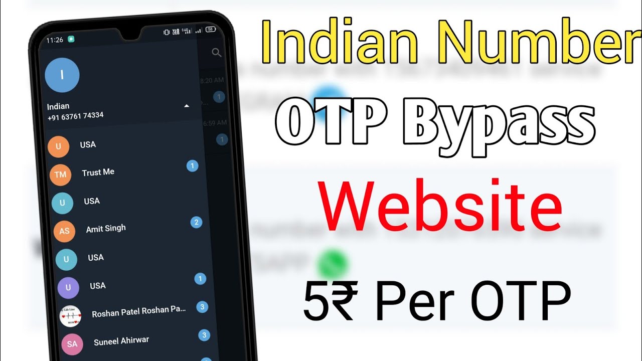 Indian Number Otp Bypass | OTP Bypass Indian Number | Indian OTP Bypass OTP website | Spread Yt
