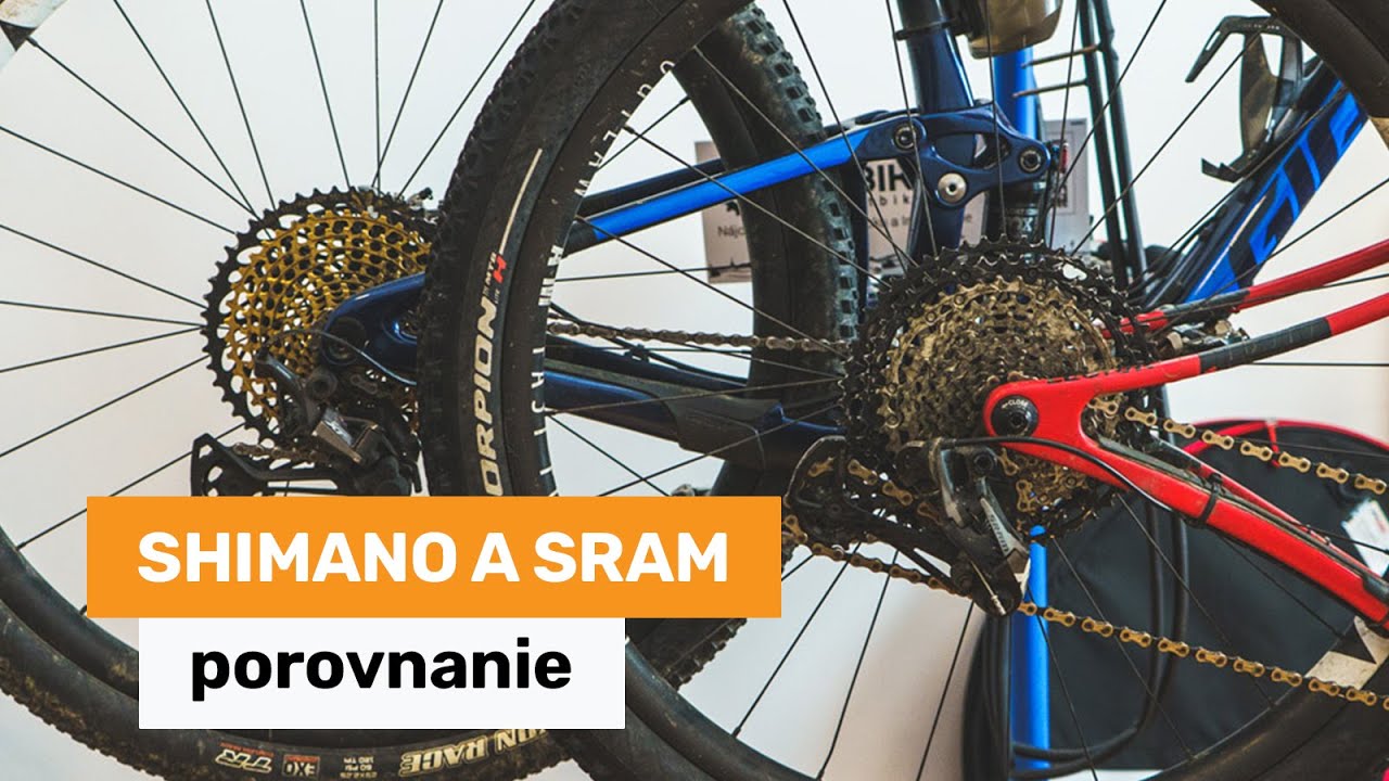 Shimano a SRAM - porovnanie 12 - rýchlostných MTB systémov