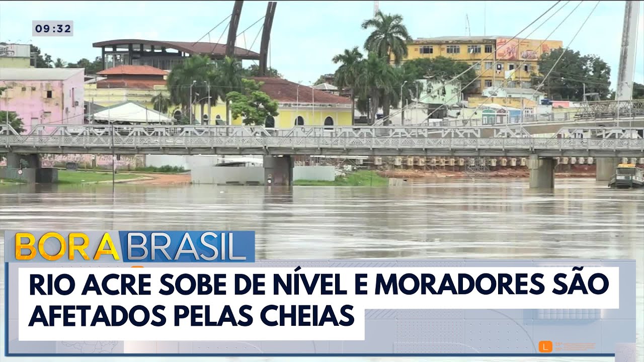 Rio Acre sobe de n&iacute;vel e cheias preocupam moradores | Bora Brasil