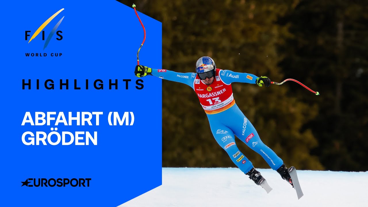 Erste Saslong-Abfahrt verlangt Top-Stars alles ab | Highlights deutsch | Gröden | Ski Alpin | Männer