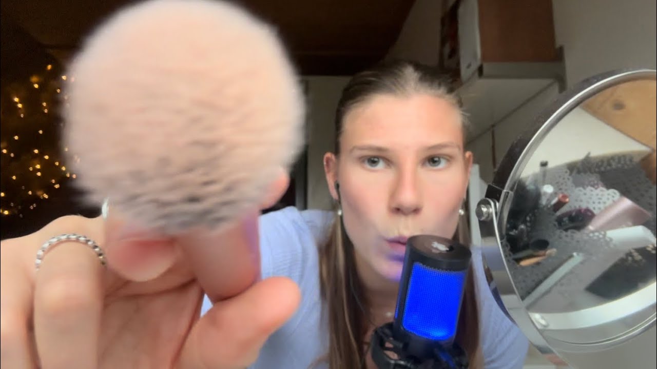 ASMR get ready with me (make up, trashtalk)